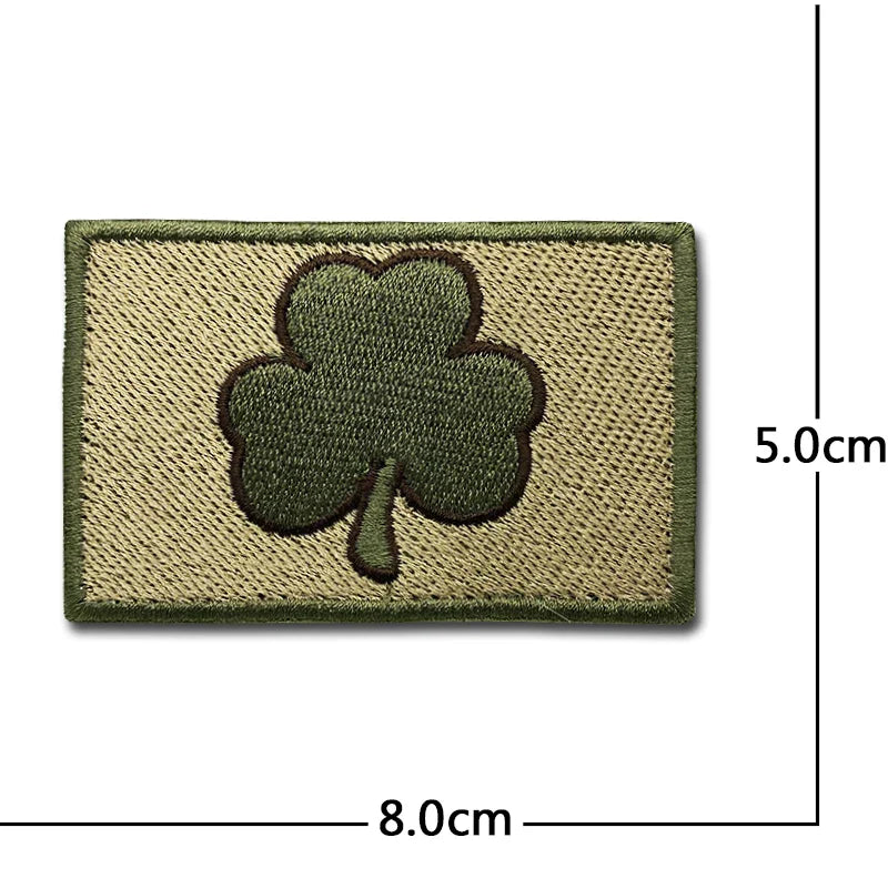 Shamrock Lucky Clover Embroidered Patch