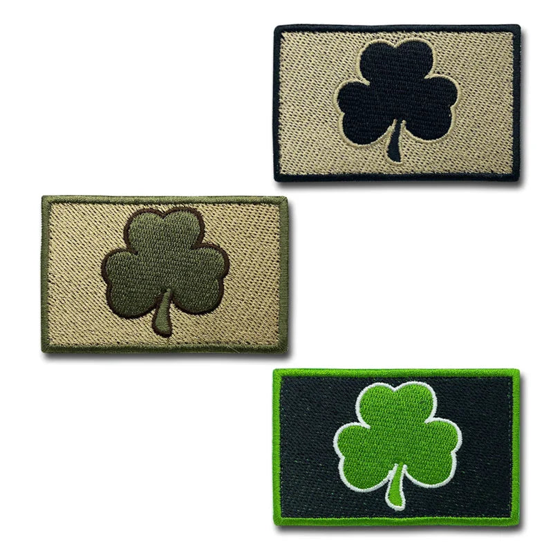 Shamrock Lucky Clover Embroidered Patch