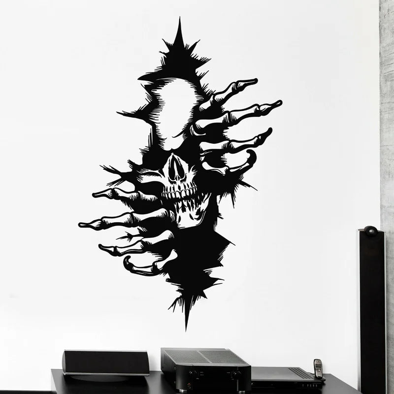 Darkness Skull Wall Sticker