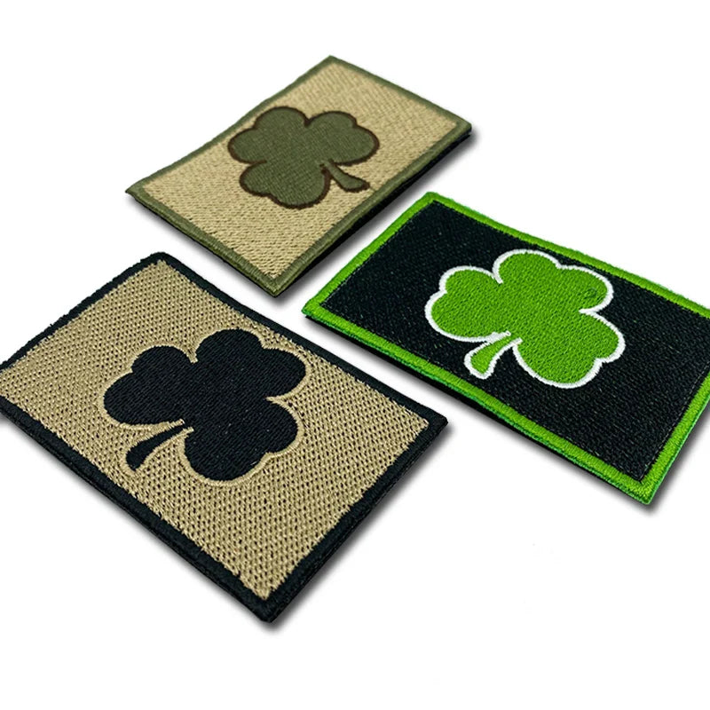 Shamrock Lucky Clover Embroidered Patch