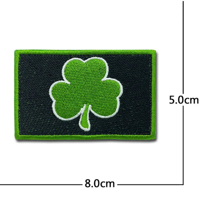 Shamrock Lucky Clover Embroidered Patch