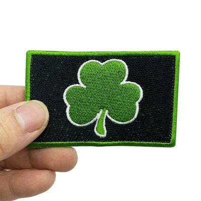 Shamrock Lucky Clover Embroidered Patch