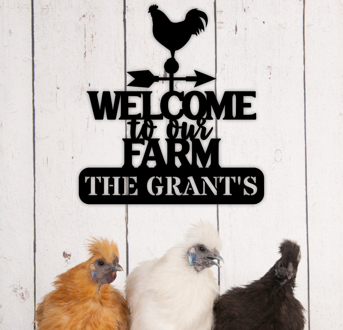 Welcome to Our Farm Sign