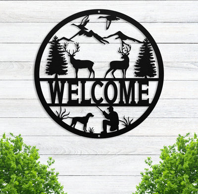 Buck Hunting custom sign