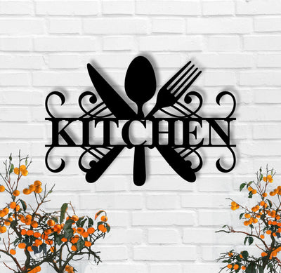 Kitchen Metal sign