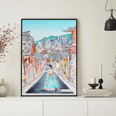 South Korea Travel Wall Art