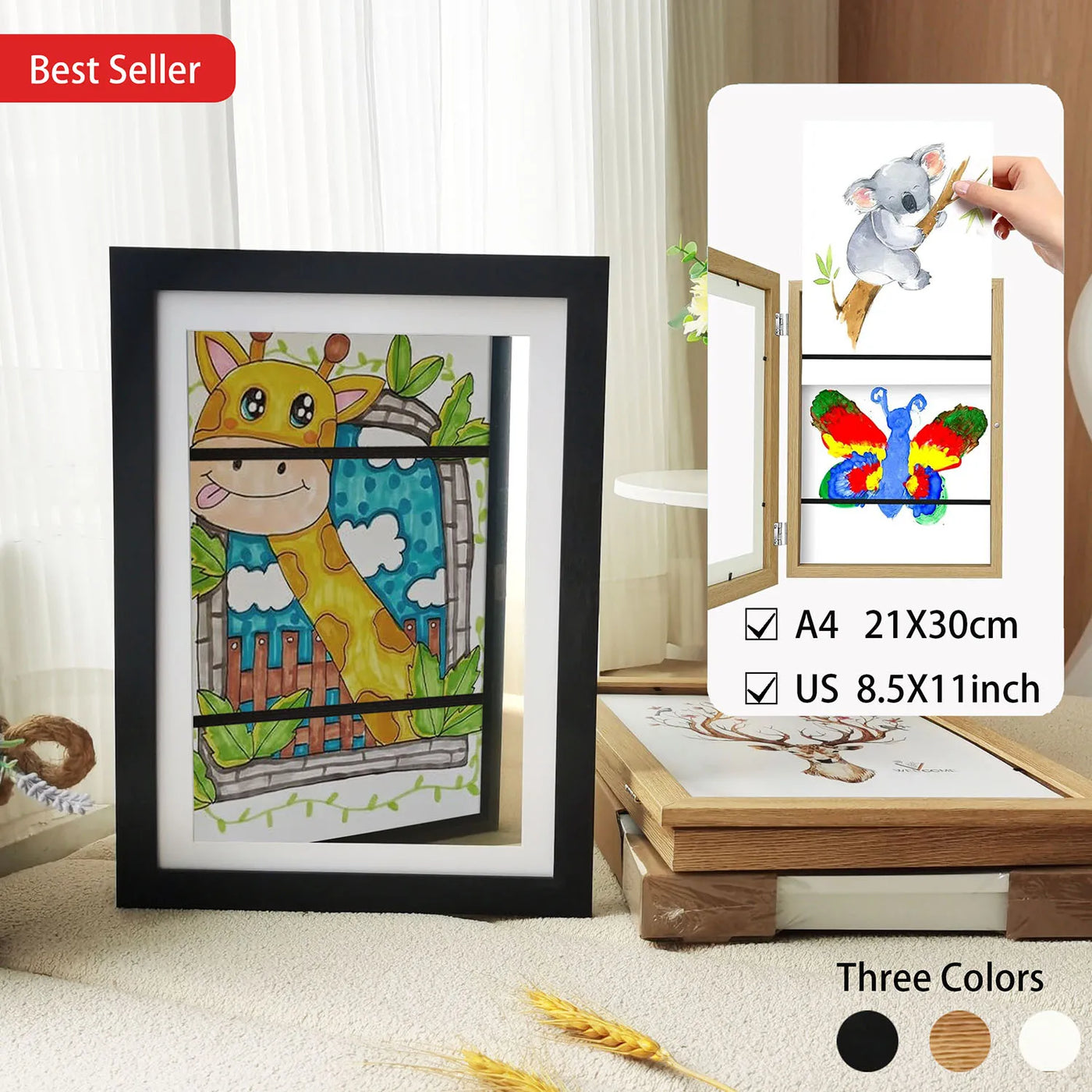 Children's Magnetic Art Frames