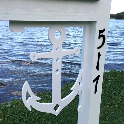 Black Aluminum House Number Sign