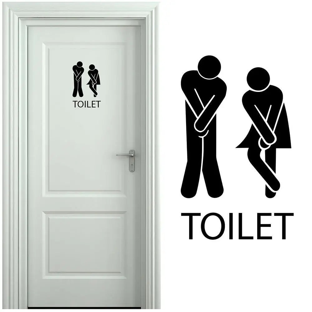 Funny Toilet Wall Stickers