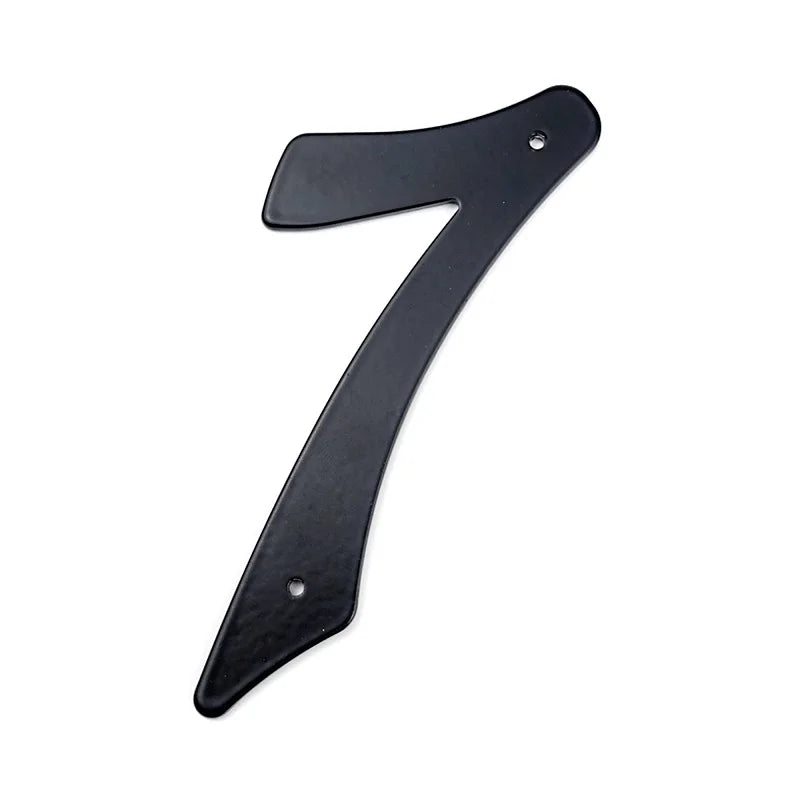 Black Aluminum House Number Sign