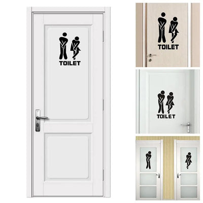 Funny Toilet Wall Stickers