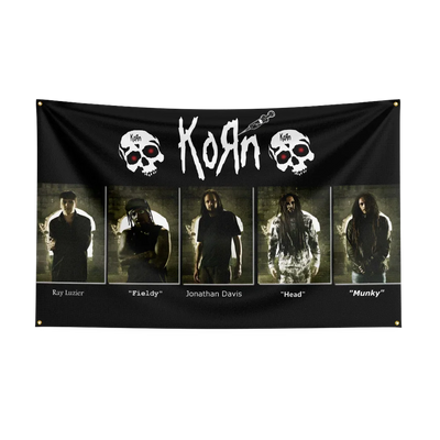 Korns Rock Band Flag