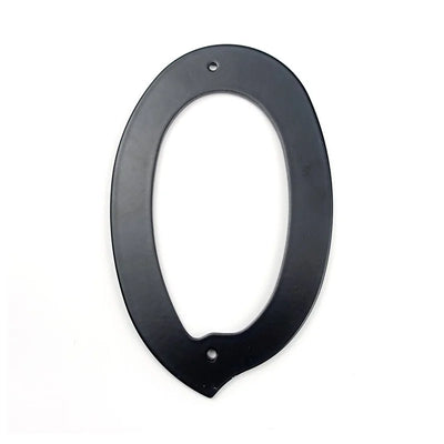 Black Aluminum House Number Sign