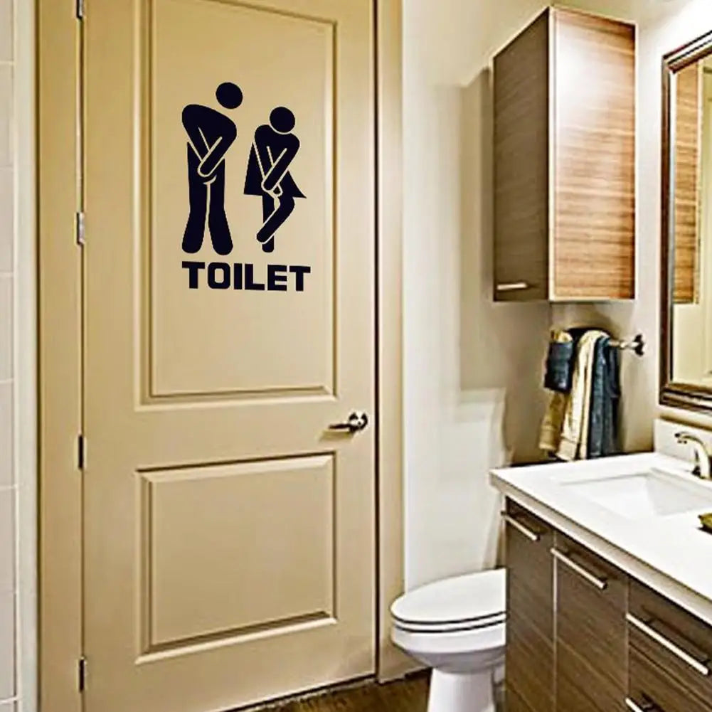 Funny Toilet Wall Stickers