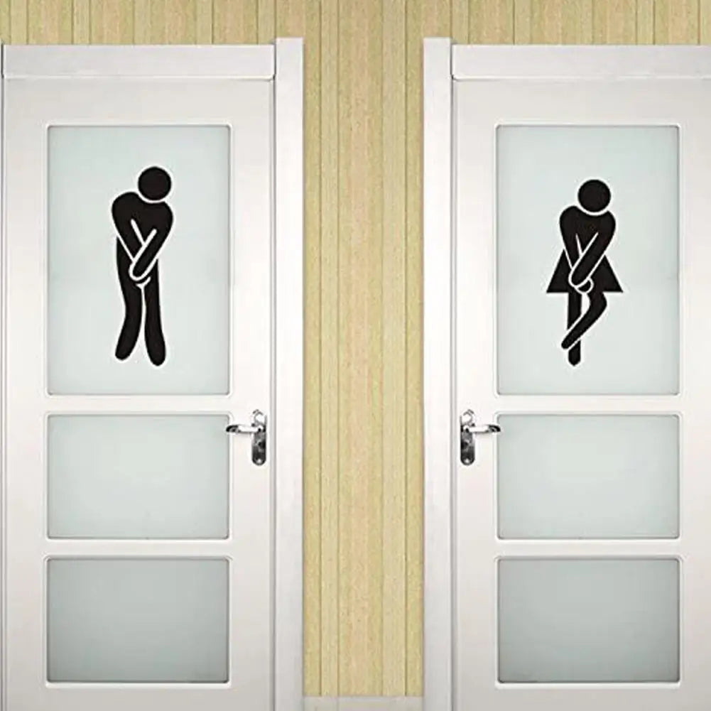 Funny Toilet Wall Stickers