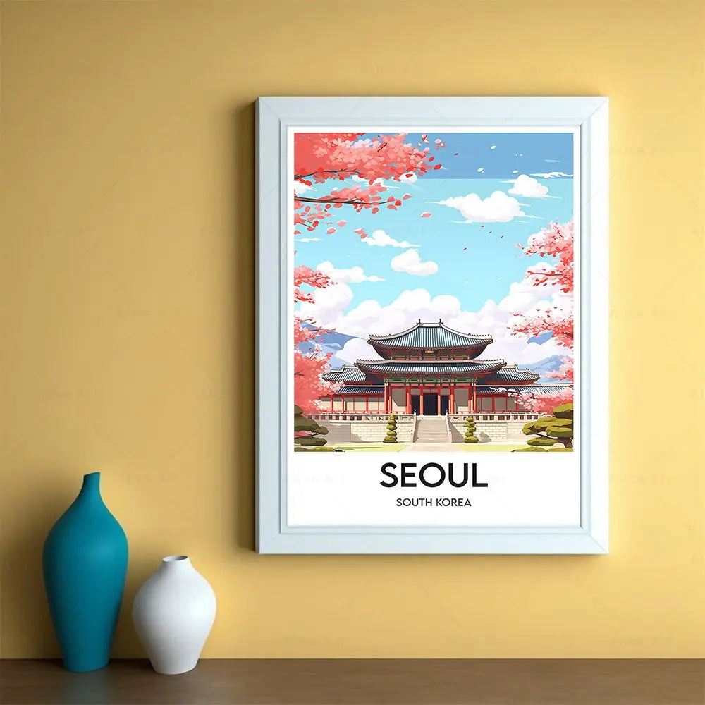 South Korea Travel Wall Art