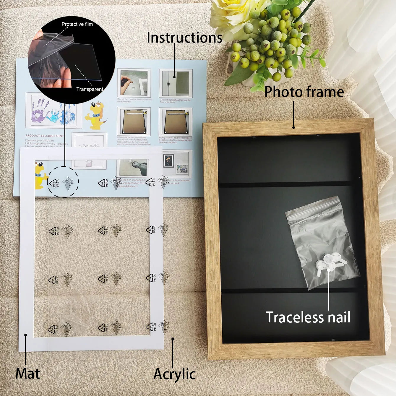 Children's Magnetic Art Frames